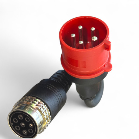 Зарядное EVCar Type2 6-16A B57 WiFi  (11кВт, 3 фазы, сменные вилки)-7